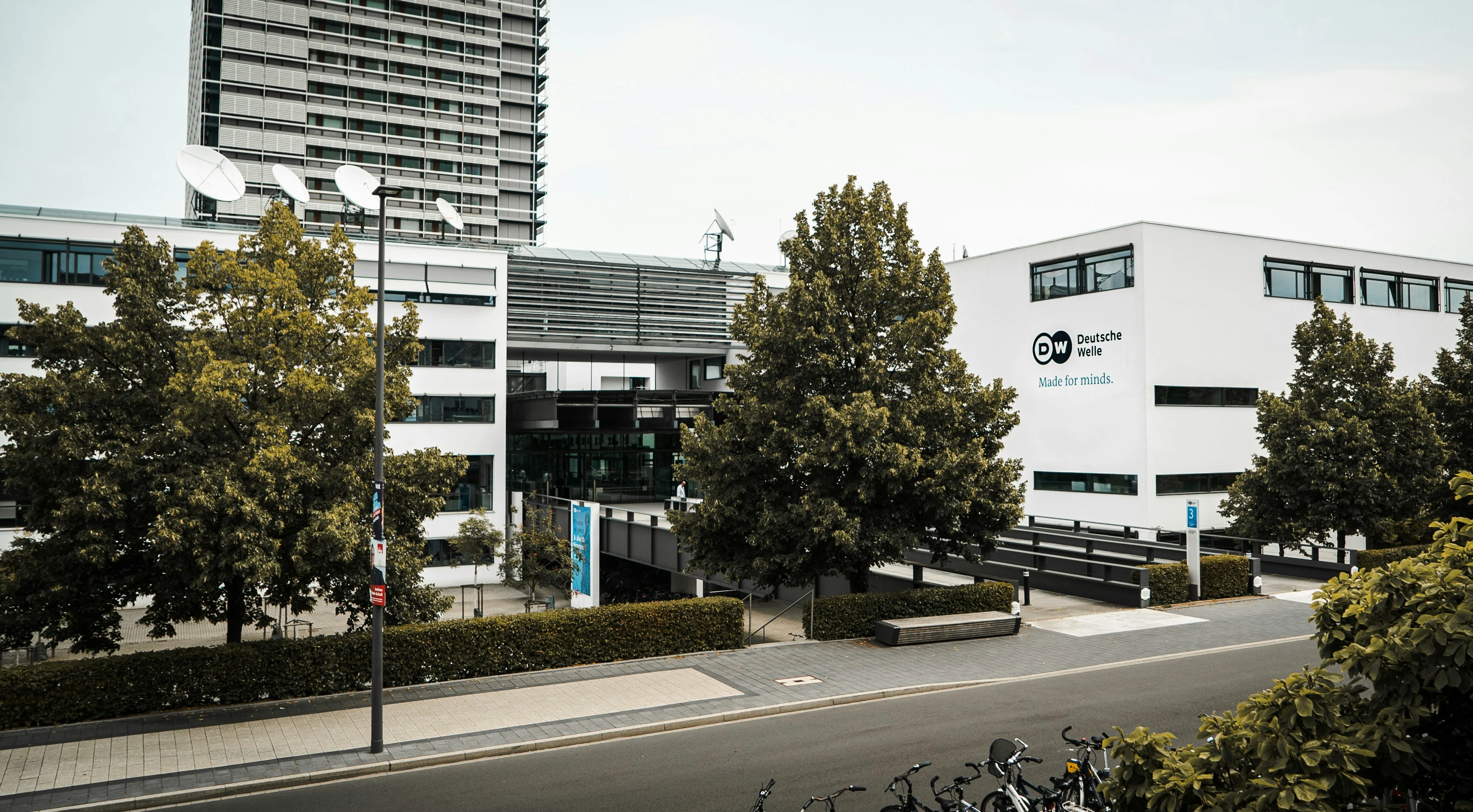The main building of the german TV / radio station Deutsche Welle in Bonn.