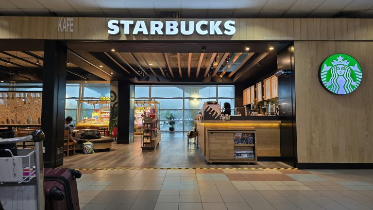 A Starbucks coffee shop.