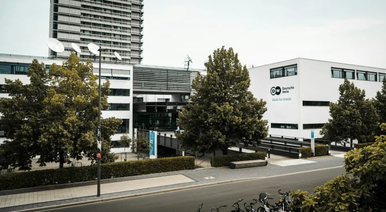 The main building of the german TV / radio station Deutsche Welle in Bonn.