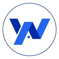 A blue and white circular logo for Wells Real Estate Investment, LLC, featuring a stylized blue letter W and A combination inside a thin blue ring.