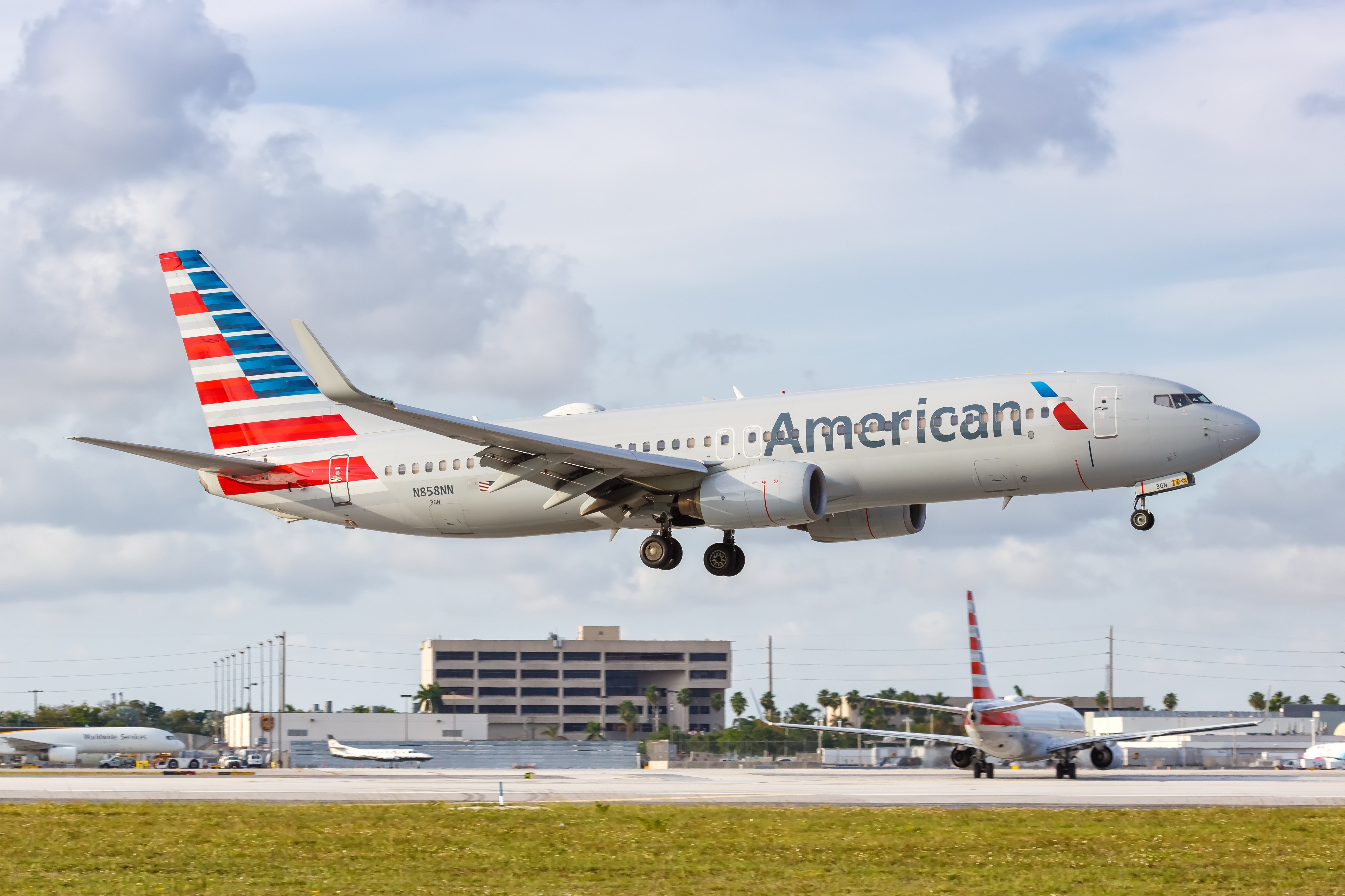 A American Airlines flight.