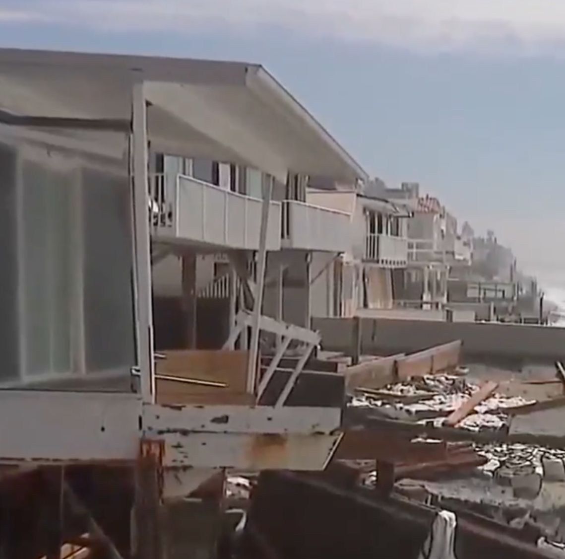 Beachfront mansions in Dana Point damaged after storm
