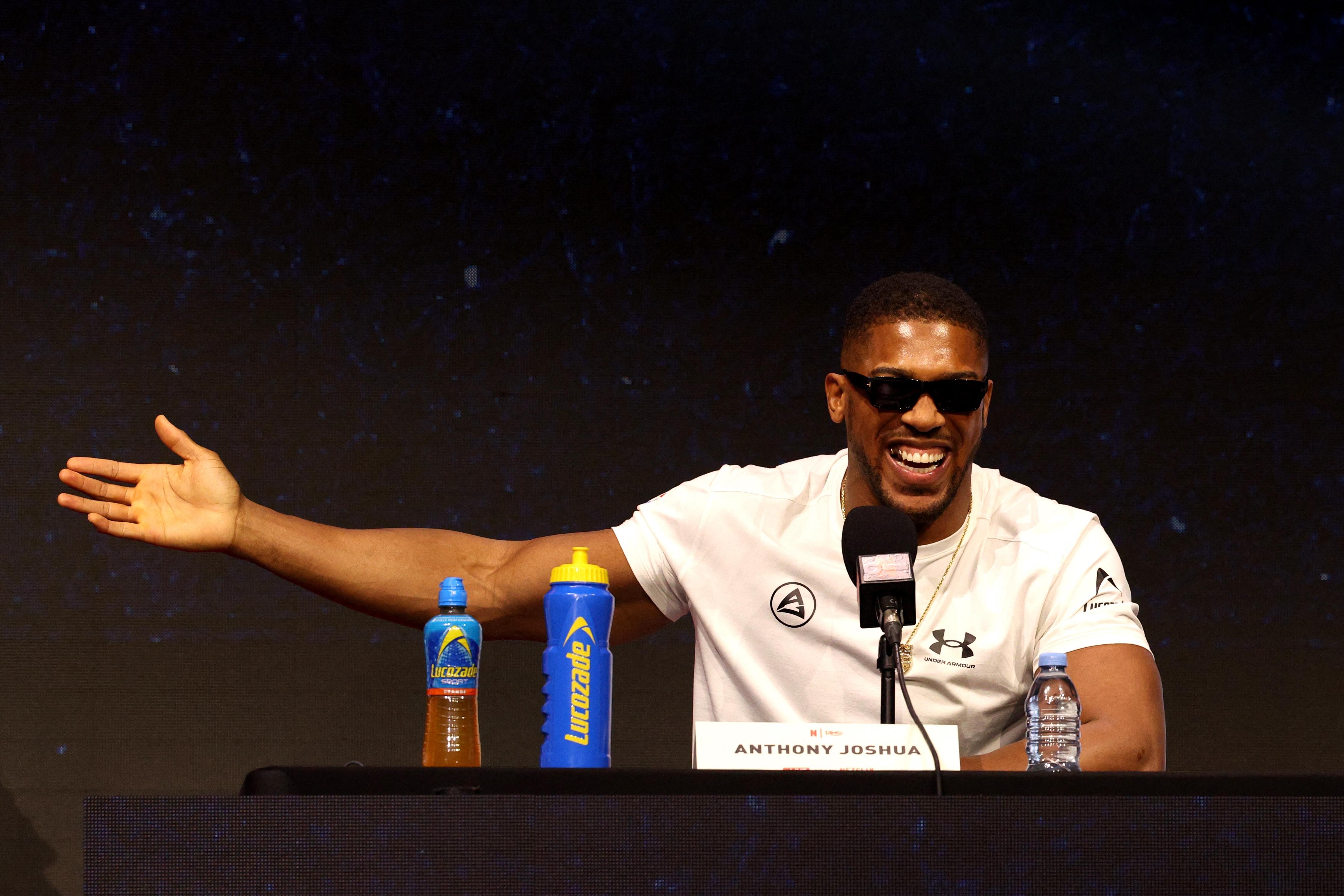 ‘For me, it’s another fighter’: Anthony Joshua takes showdown with Tyson Fury in stride