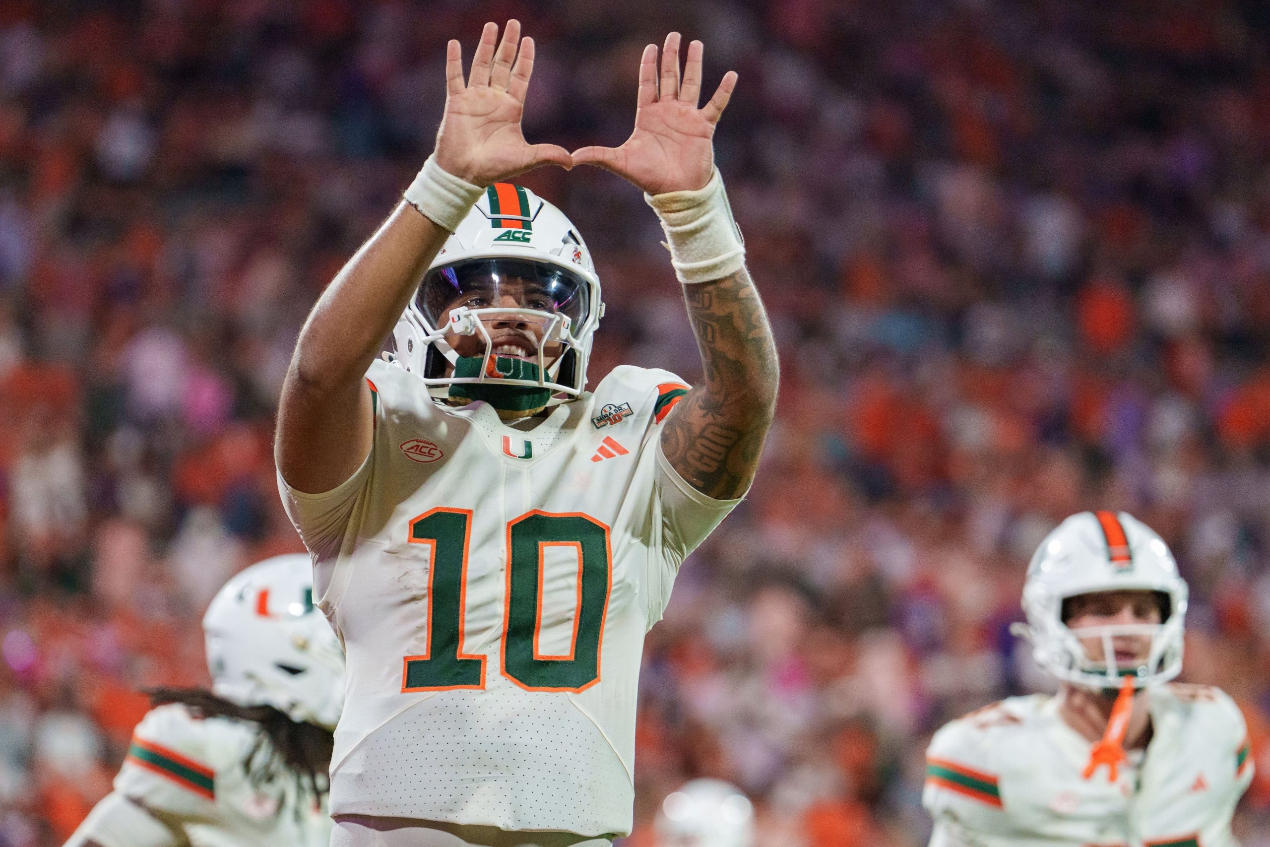 Darian Mensah, Mark Fletcher Jr. lead unbeaten No. 4 Miami past Clemson