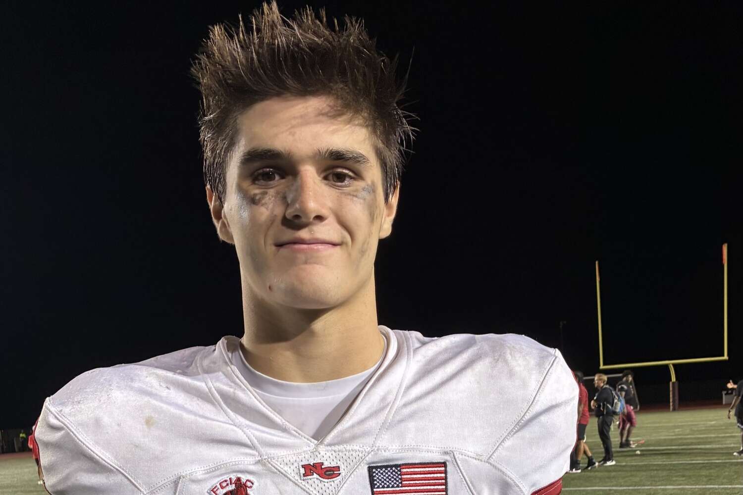 No. 1 New Canaan football uses fast start to beat No. 9 New Britain for 27th straight victory
