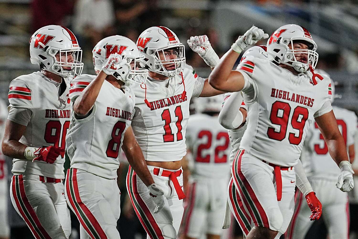 Magnus Herndon leads The Woodlands past College Park in rain, with a school sack record in reach