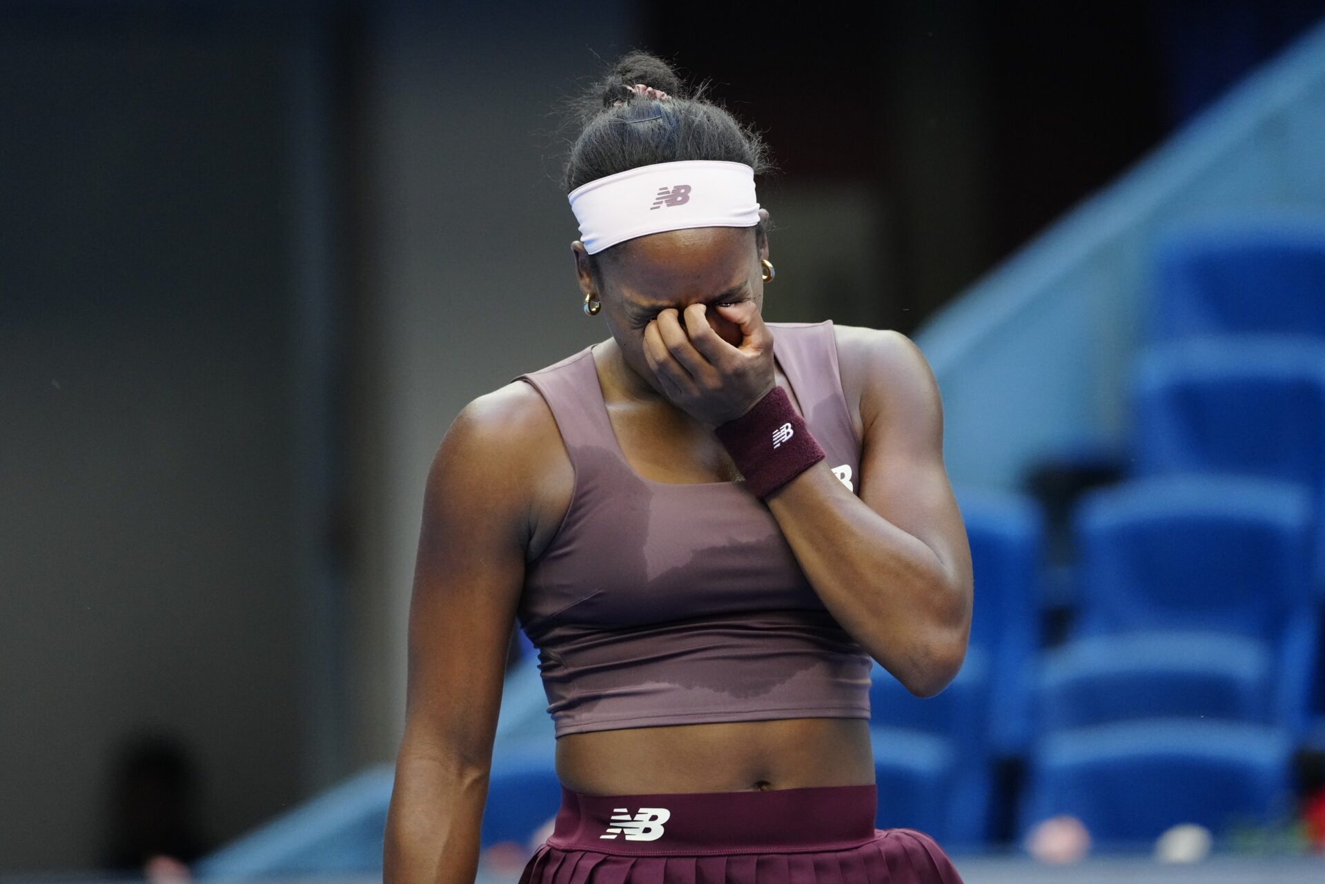 The worrying thing Coco Gauff was heard telling her team during shock loss at the China Open