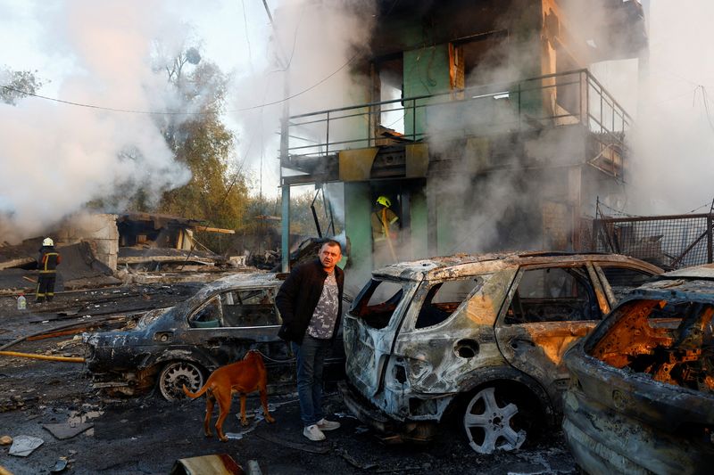 Russia hits Ukraine with drones and missiles, killing at least 15 people