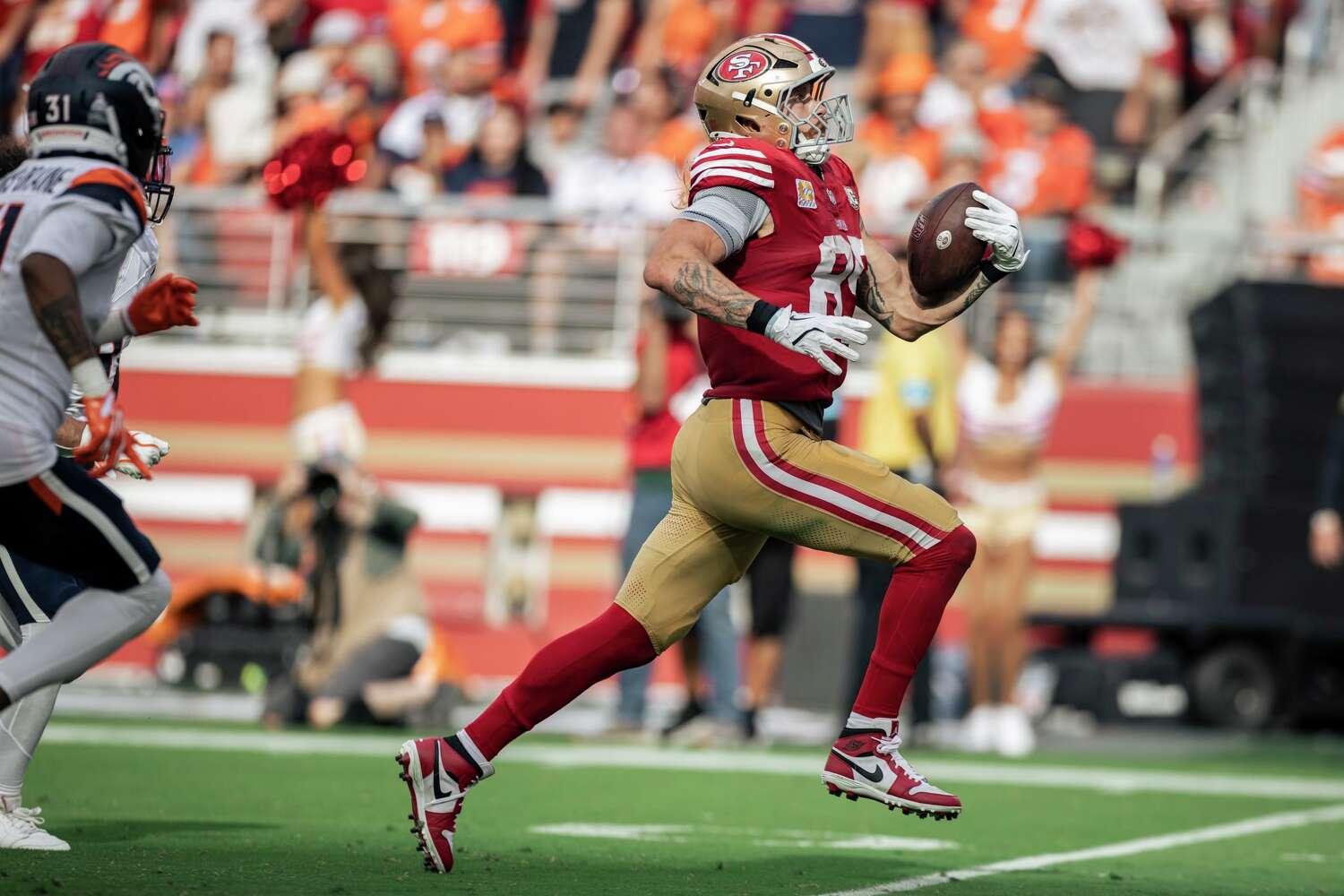 49ers' George Kittle pleasantly surprised by defensive setup on long TD catch
