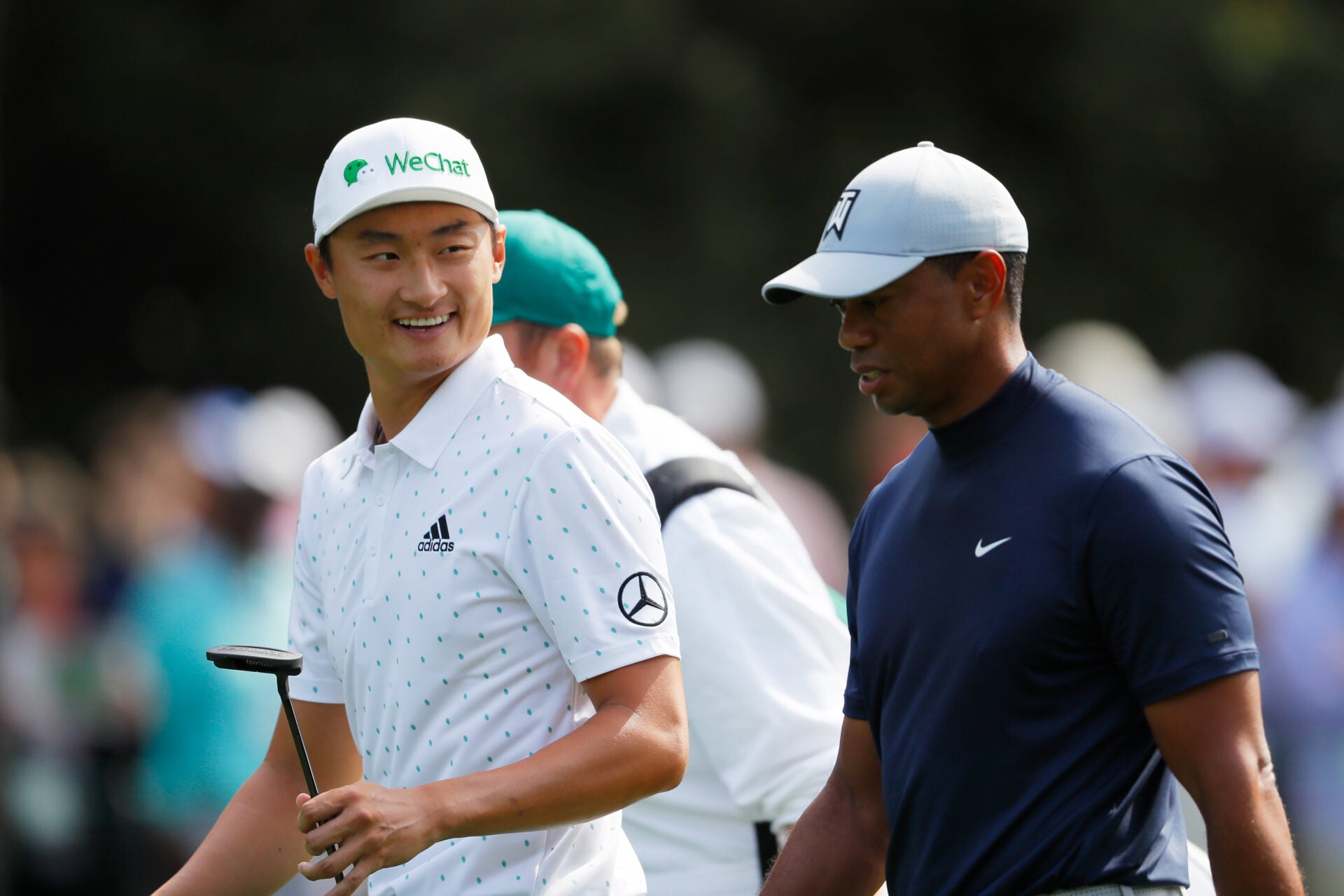 Haotong Li shares how Tiger Woods treated him when they first played together at The Masters