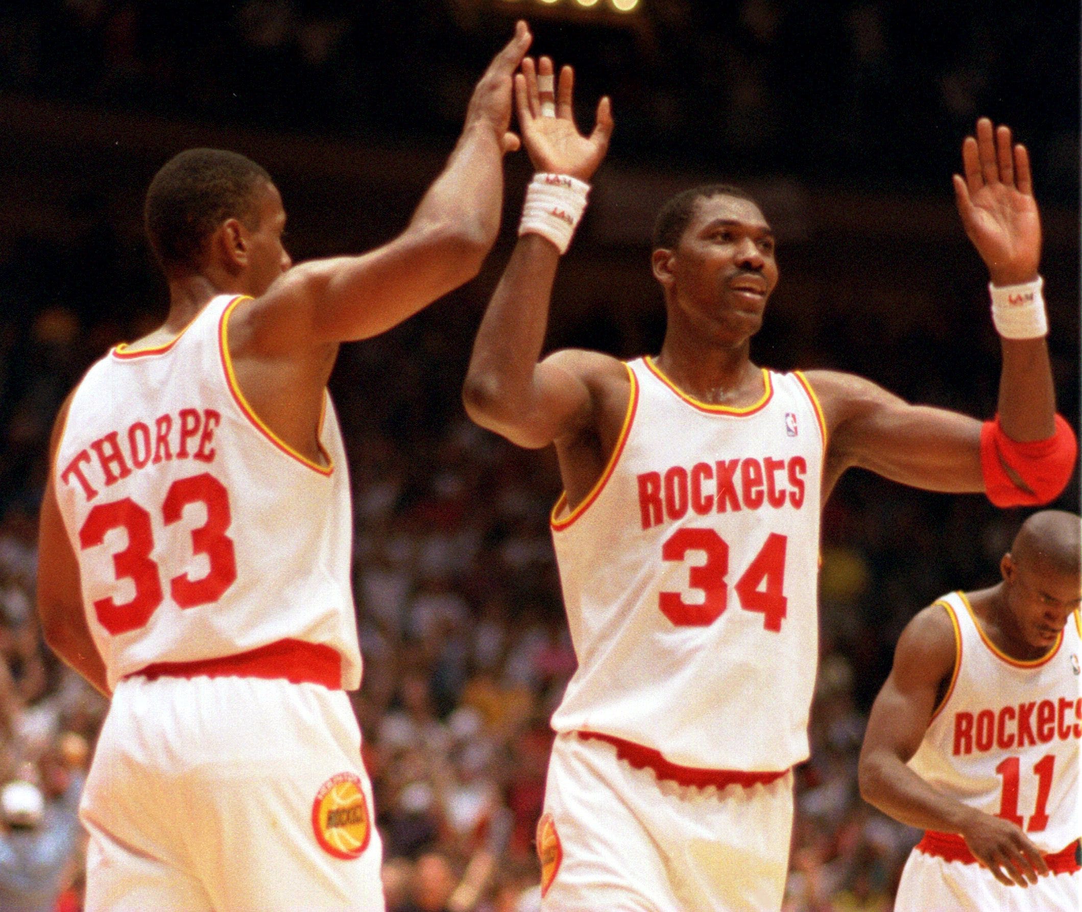 Houston Rockets jersey history No. 33 Otis Thorpe (1988 95)