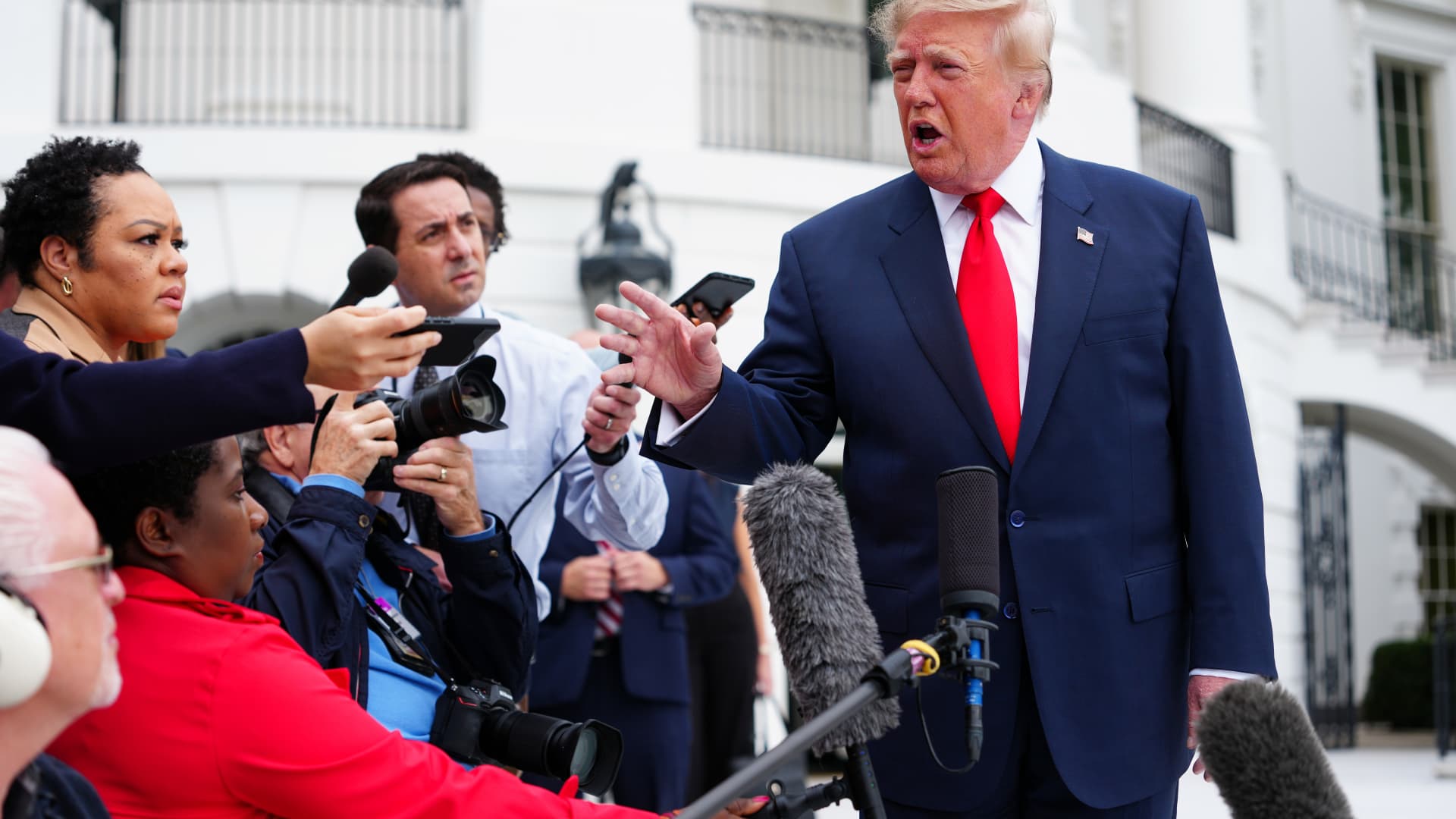 Trump says he is ‘going to look at’ joining Saudi Arabia in the fight against Iran-backed Houthis after deadly airport strike